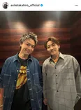 EXILE TAKAHIRO＆登坂広臣、“雨宮兄弟”の食事会報告ショットでバックハグ「カップルですか？」と反響