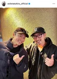 EXILE TAKAHIRO＆登坂広臣、“雨宮兄弟”の食事会報告ショットでバックハグ「カップルですか？」と反響