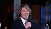 棚橋弘至、引退試合はシングルマッチを希望　デビュー控えるウルフ・アロンは「心が折れそうになったことはない」
