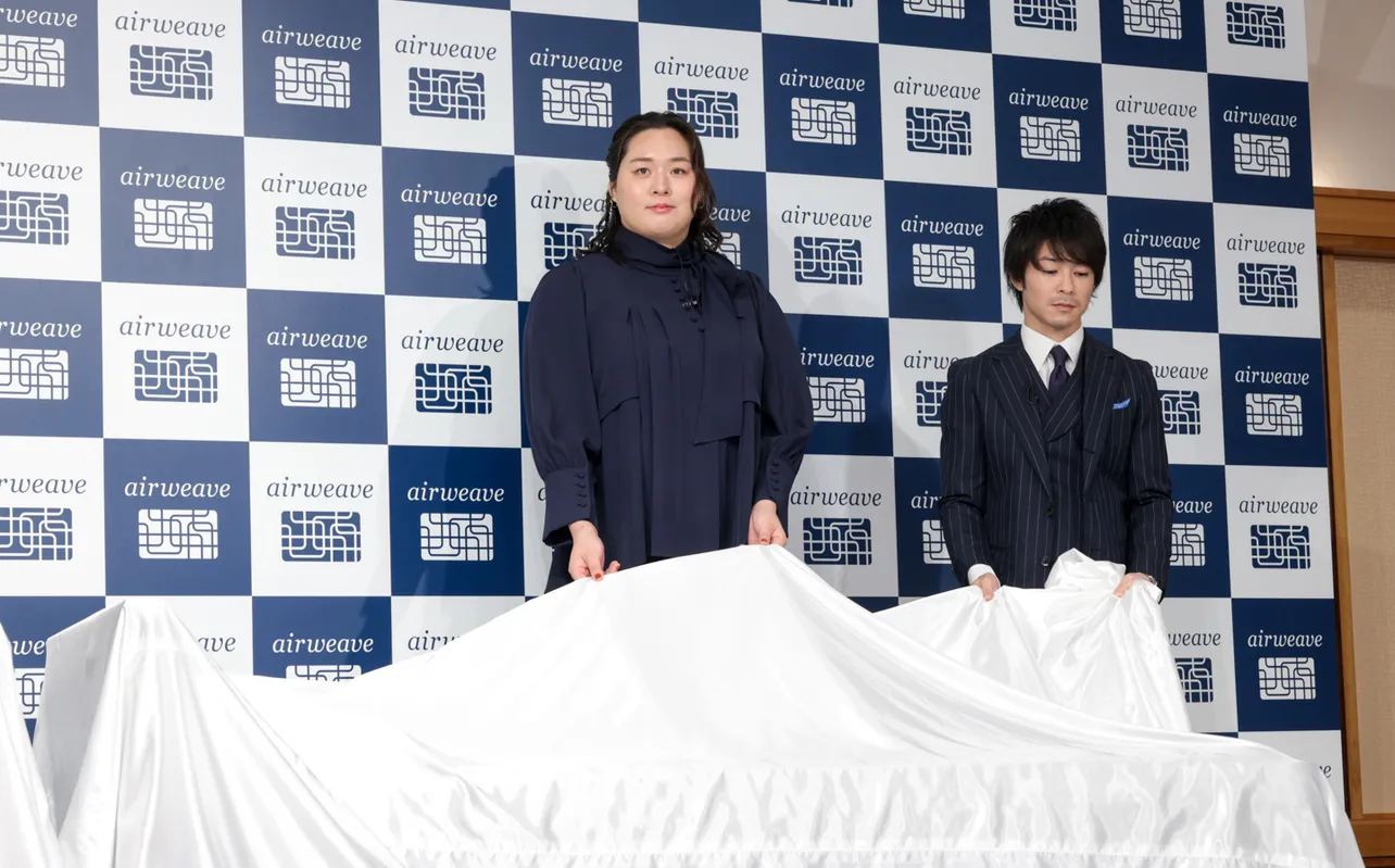 エアウィーヴ「New airweave新商品・新CM」記者発表会より