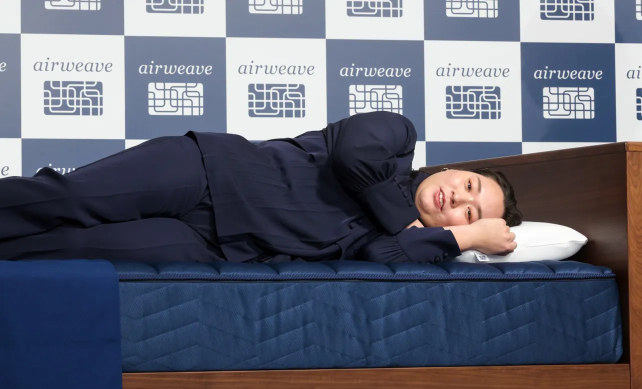 エアウィーヴ「New airweave新商品・新CM」記者発表会より