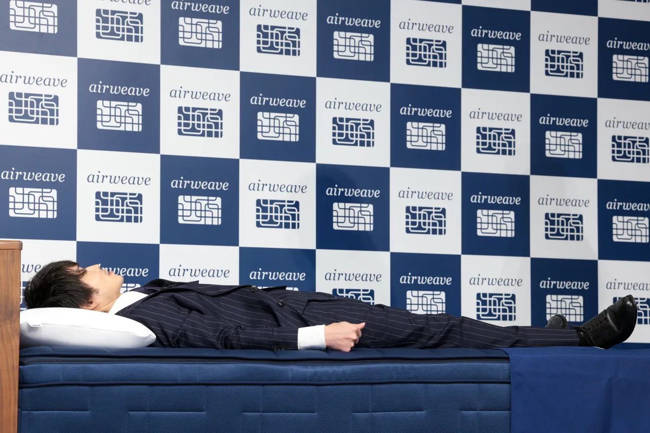 エアウィーヴ「New airweave新商品・新CM」記者発表会より