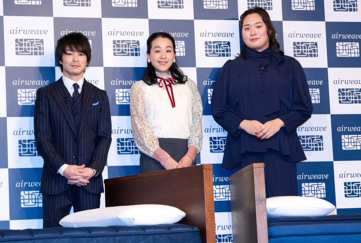 エアウィーヴ「New airweave新商品・新CM」記者発表会より
