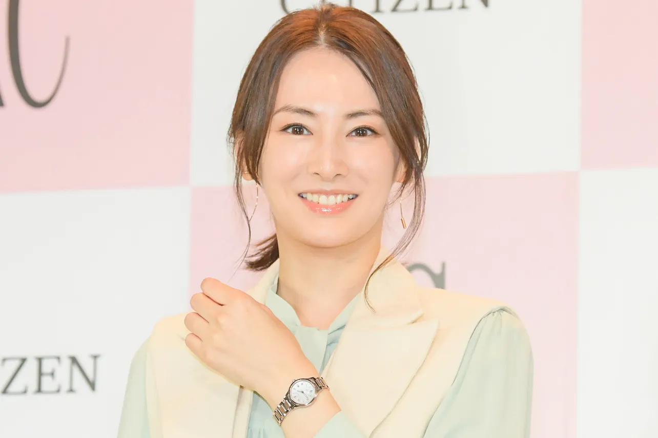 「CITIZEN xC KEIKO KITAGAWA Limited Model」PR発表会に登壇した北川景子