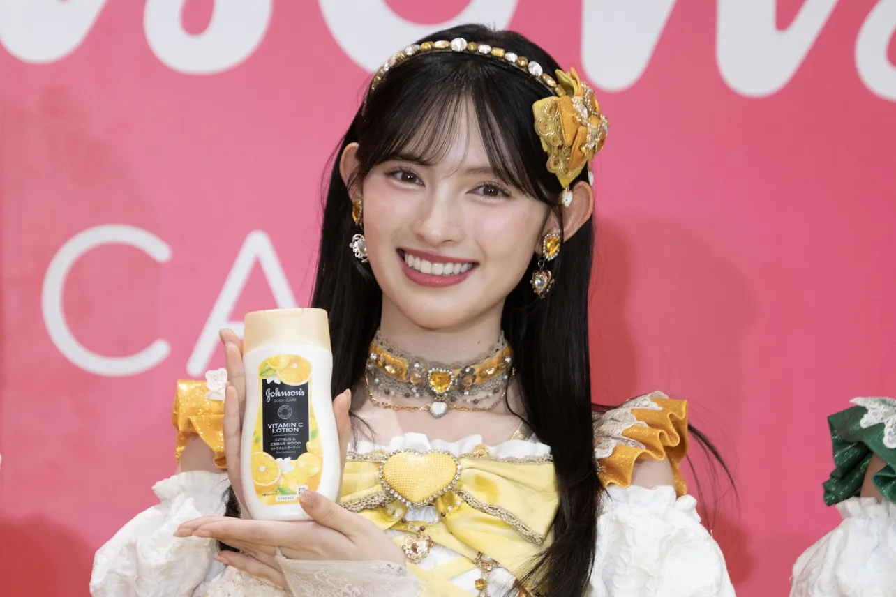 「ジョンソン ボディケアVCアロマミルク」発売記念発表会より