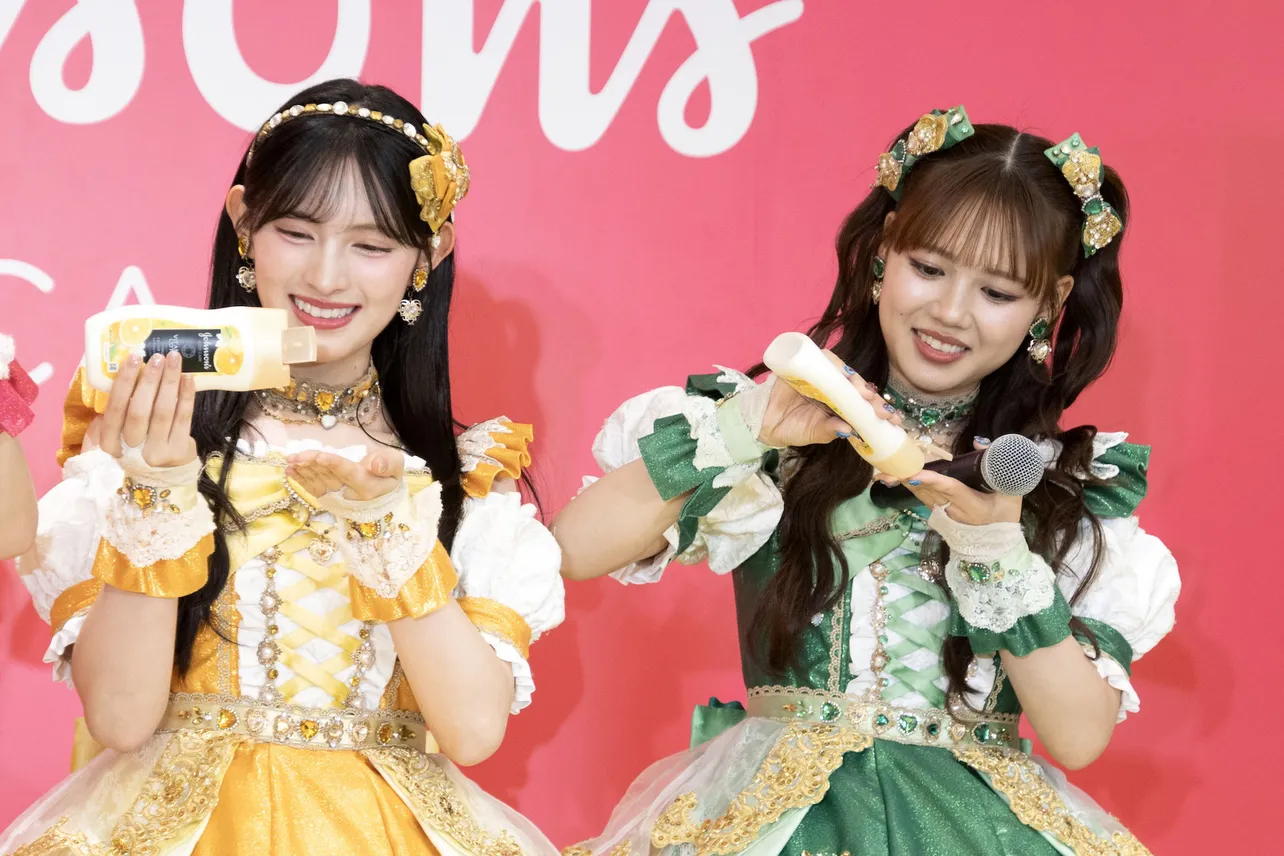 「ジョンソン ボディケアVCアロマミルク」発売記念発表会より