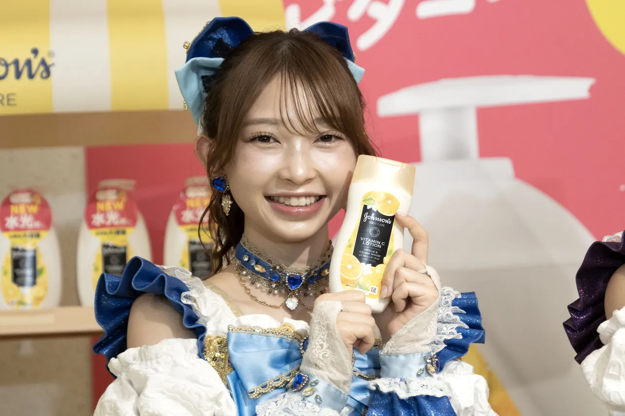 「ジョンソン ボディケアVCアロマミルク」発売記念発表会より