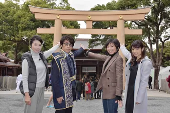 田村淳、明治神宮で受験祈願？「ドキドキわくわくです」