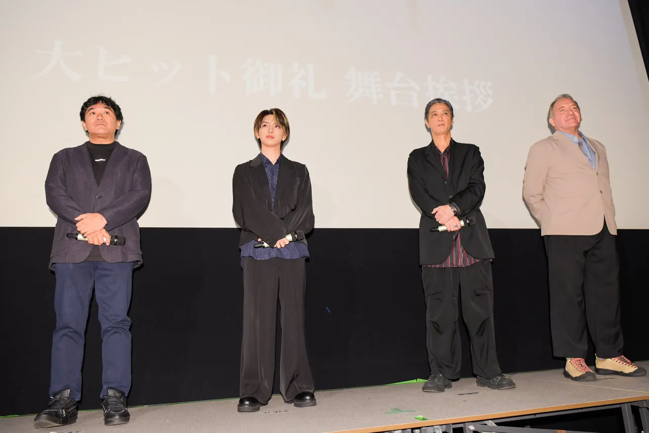 映画「男神」の大ヒット御礼舞台あいさつより