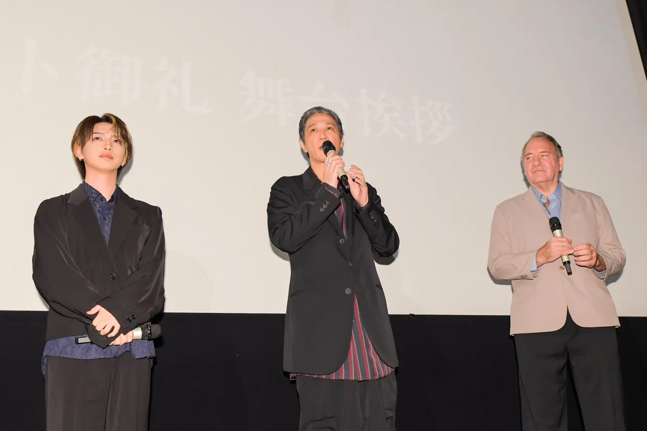 映画「男神」の大ヒット御礼舞台あいさつより