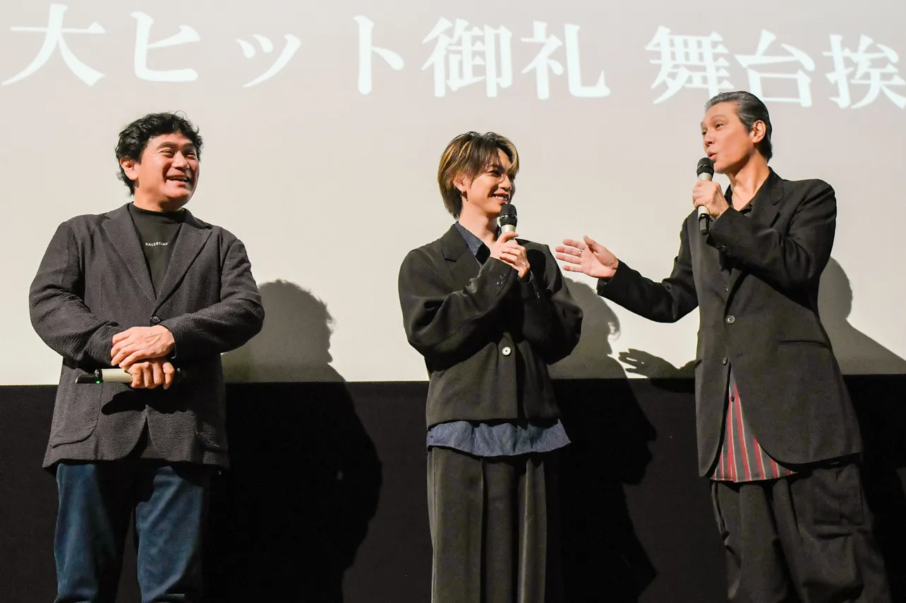 映画「男神」の大ヒット御礼舞台あいさつより