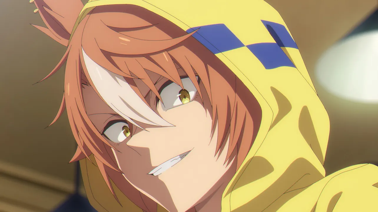 【写真】オグリキャップを挑発するディクタストライカ