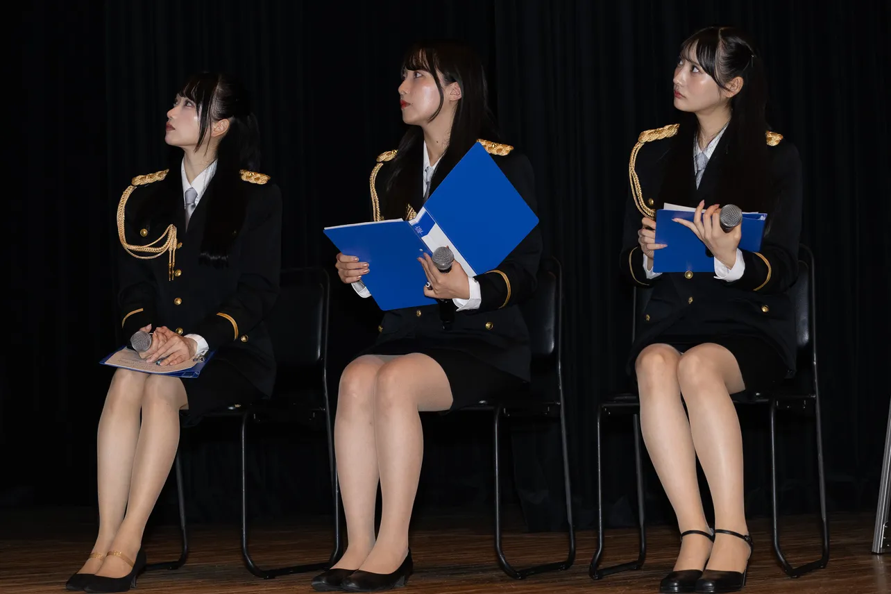 Rain Treeの橋本真希、仲俣美希、佐藤莉華(左から)