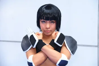 「キン肉マンレディー」ウォーズマンの“女体化”コスプレ「褐色肌&肩当てなど装飾のサイズ感にこだわり」<WCS2025>