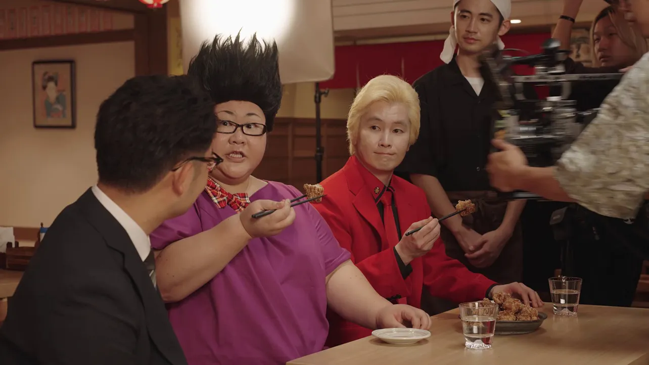 メイプル超合金が出演のニチレイフーズWEB動画のメーキングより