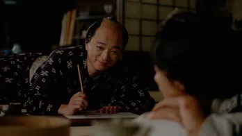 染谷将太“歌麿”が藤間爽子“きよ”の顔を一心不乱に写し取る…視聴者も涙の壮絶な運命＜べらぼう＞