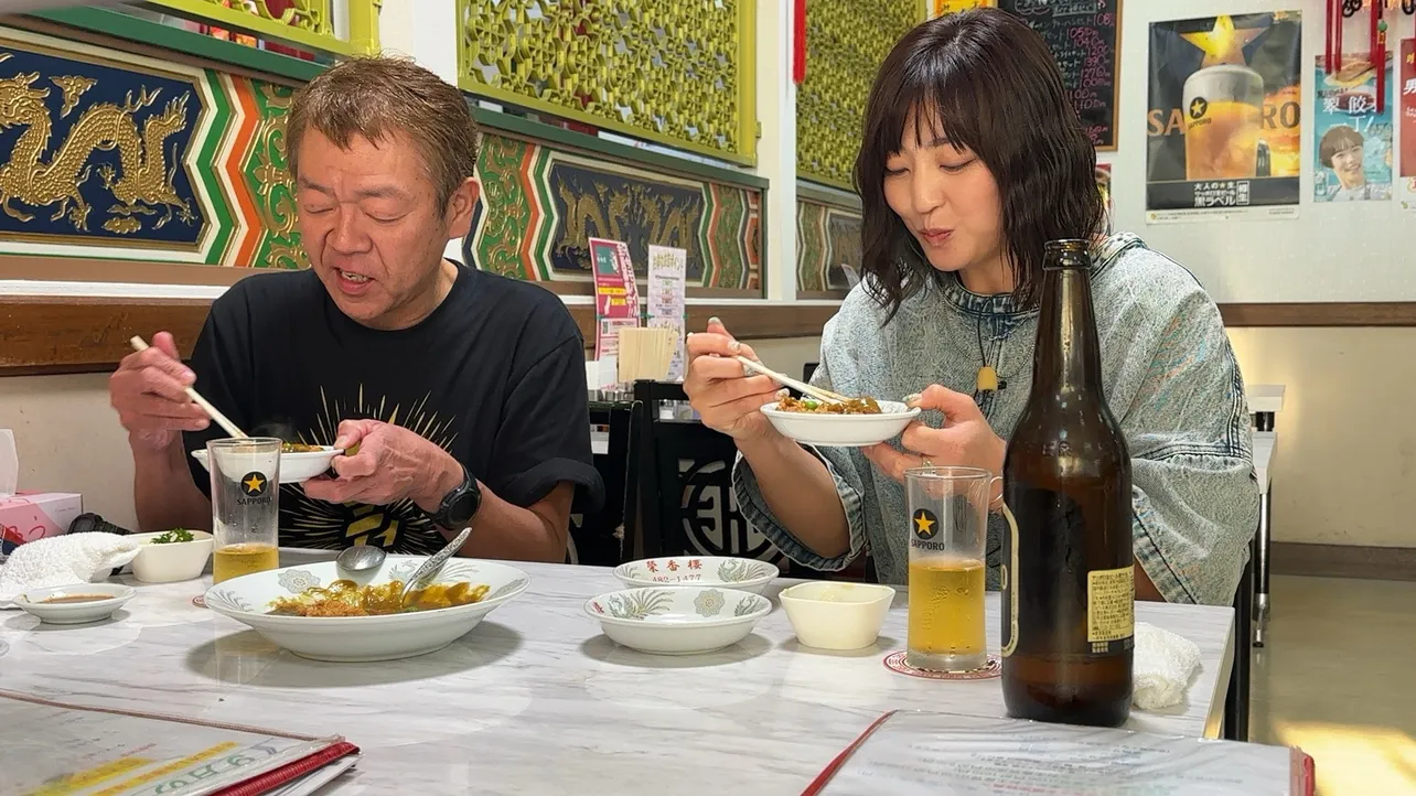 町中華でおなじみの「カレーの頭」に、角田の感想は?