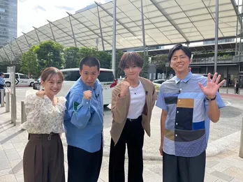 FANTASTICS・八木勇征「緊張する~」東京駅で初街頭インタビューに挑戦<ヒルナンデス!>