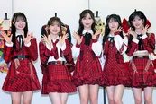 取材会に登場したAKB48の伊藤百花、倉野尾成美、小栗有以、佐藤綺星、八木愛月(写真左から)