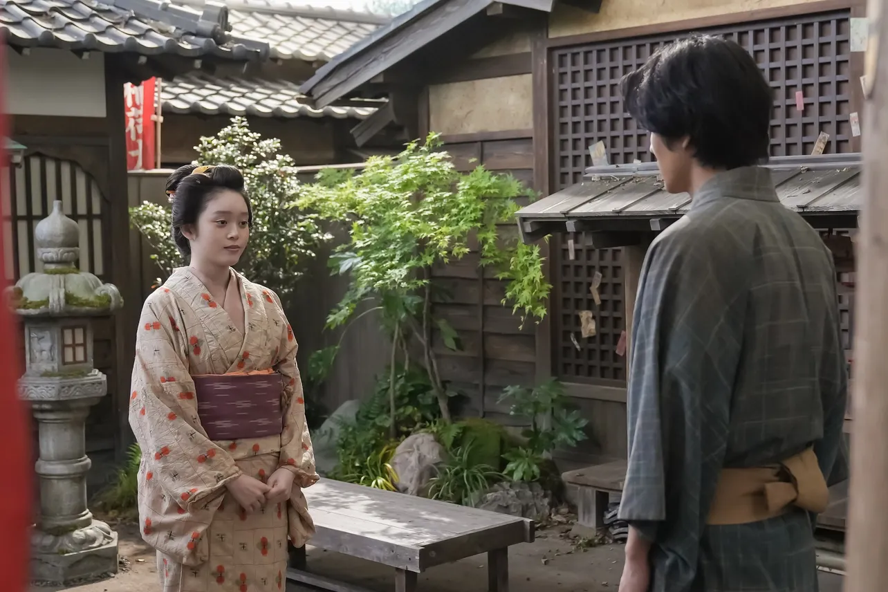 トキ(高石あかり)と銀二郎(寛一郎)