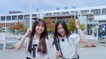 乃木坂46川端晃菜&森平麗心、新潟で“声かけ大作戦”「心が折れそうだった」<乃木坂46 6期生稼働中>