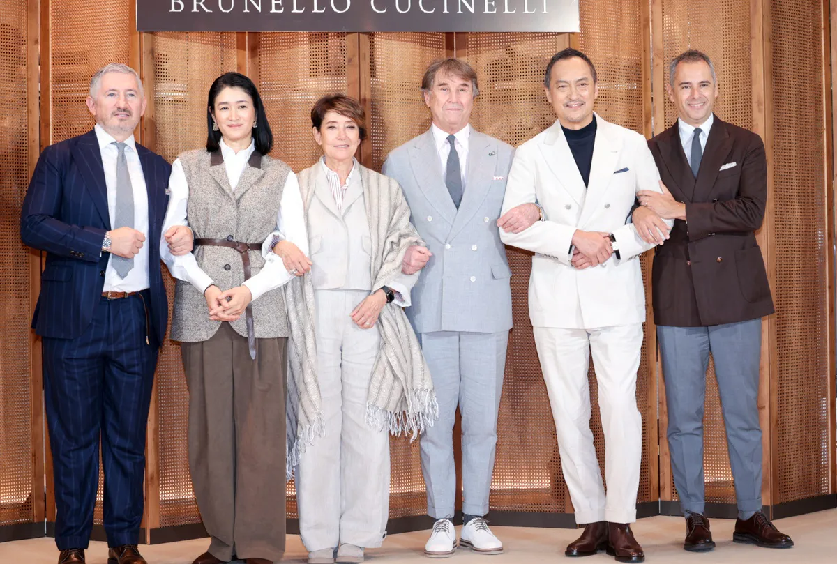 ブルネロ クチネリ銀座店リニューアルオープンセレモニーより