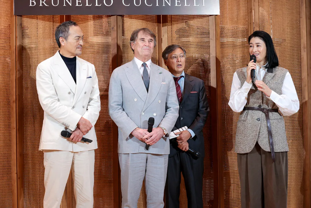 ブルネロ クチネリ銀座店リニューアルオープンセレモニーより