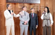 ブルネロ クチネリ銀座店リニューアルオープンセレモニーより