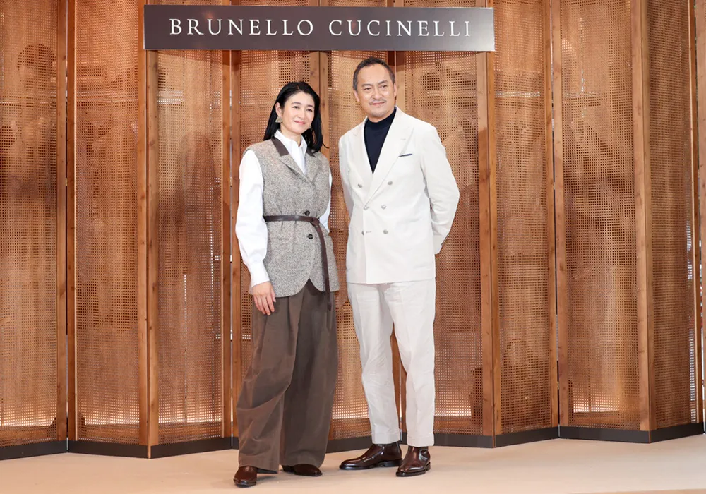 ブルネロ クチネリ銀座店リニューアルオープンセレモニーより