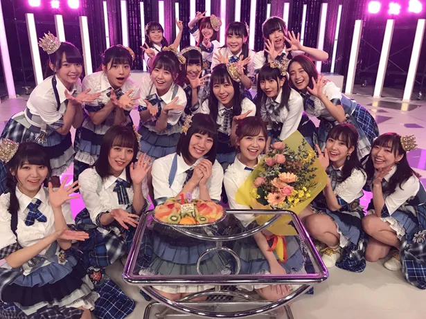 「AKB48 SHOW！」でSKE48 チームEが「重力シンパシー」の収録を行った