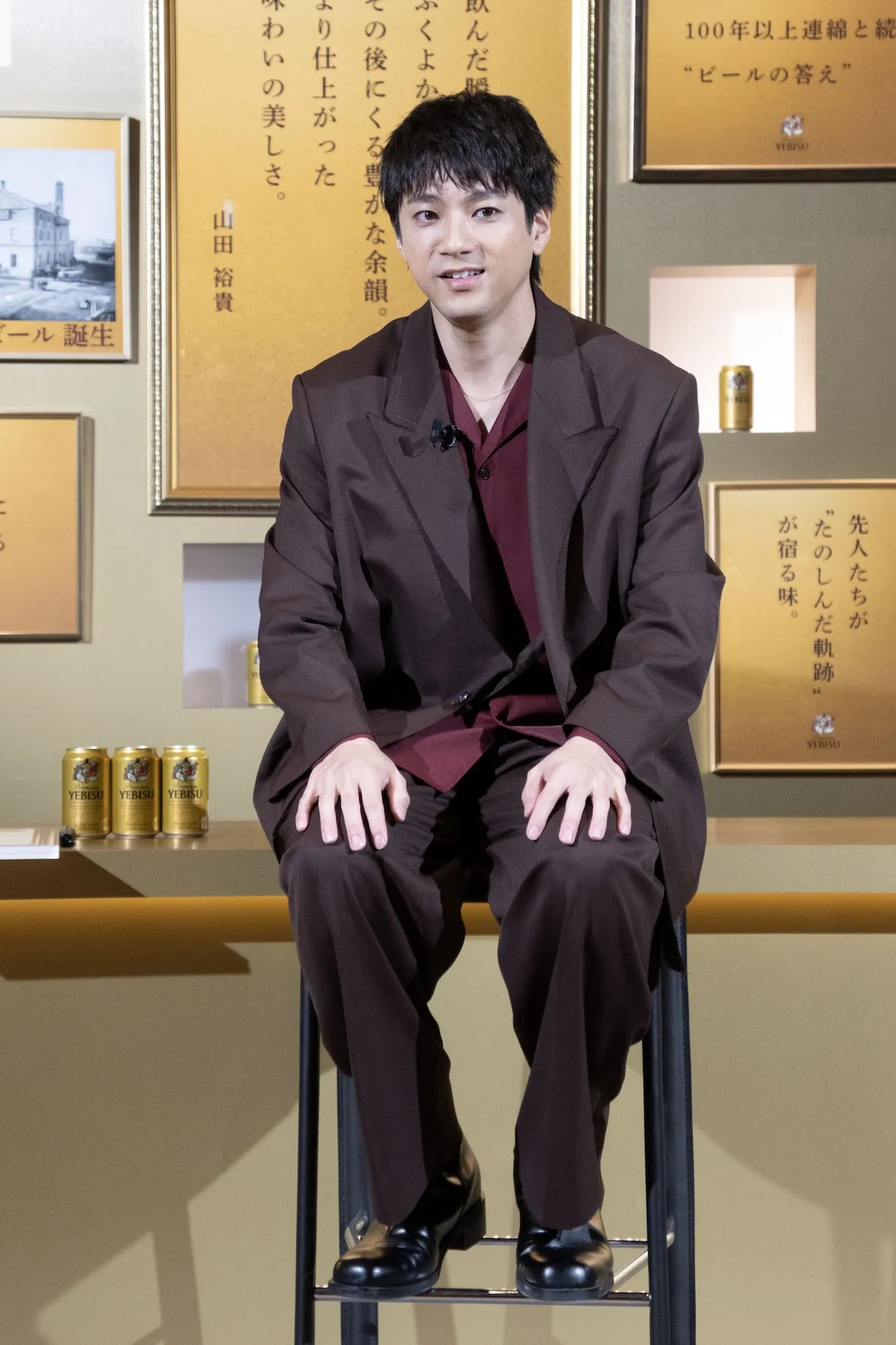 「ヱビスビール　黄金のBAR」選考内覧会・新CM発表会より