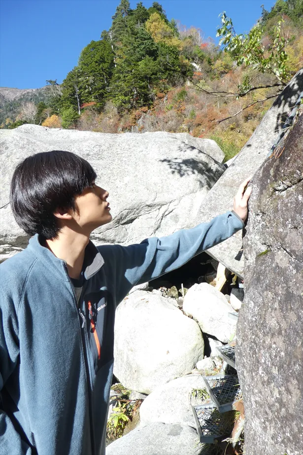 撮影合間の匠海くん