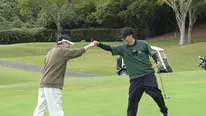 【写真】スーパーショットも飛び出た屋敷裕政と陣内智則のラウンド