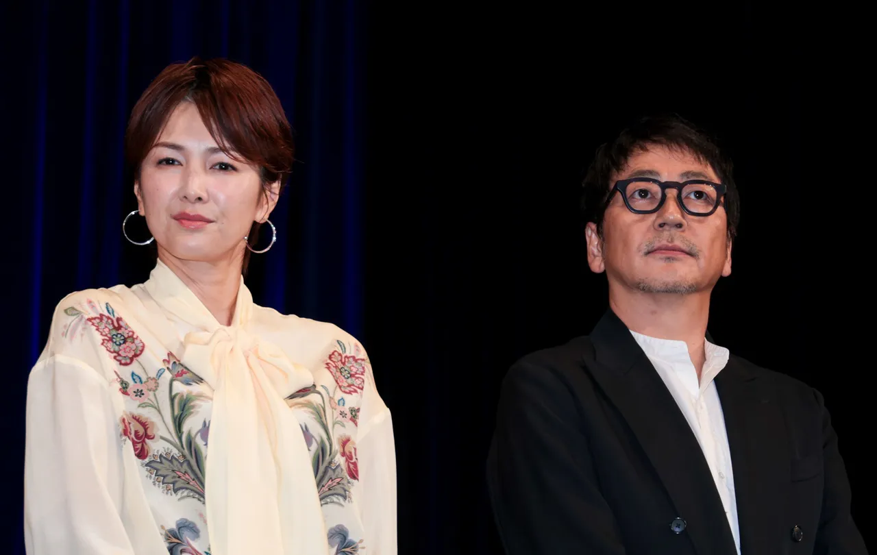 映画「平場の月」完成披露試写会より