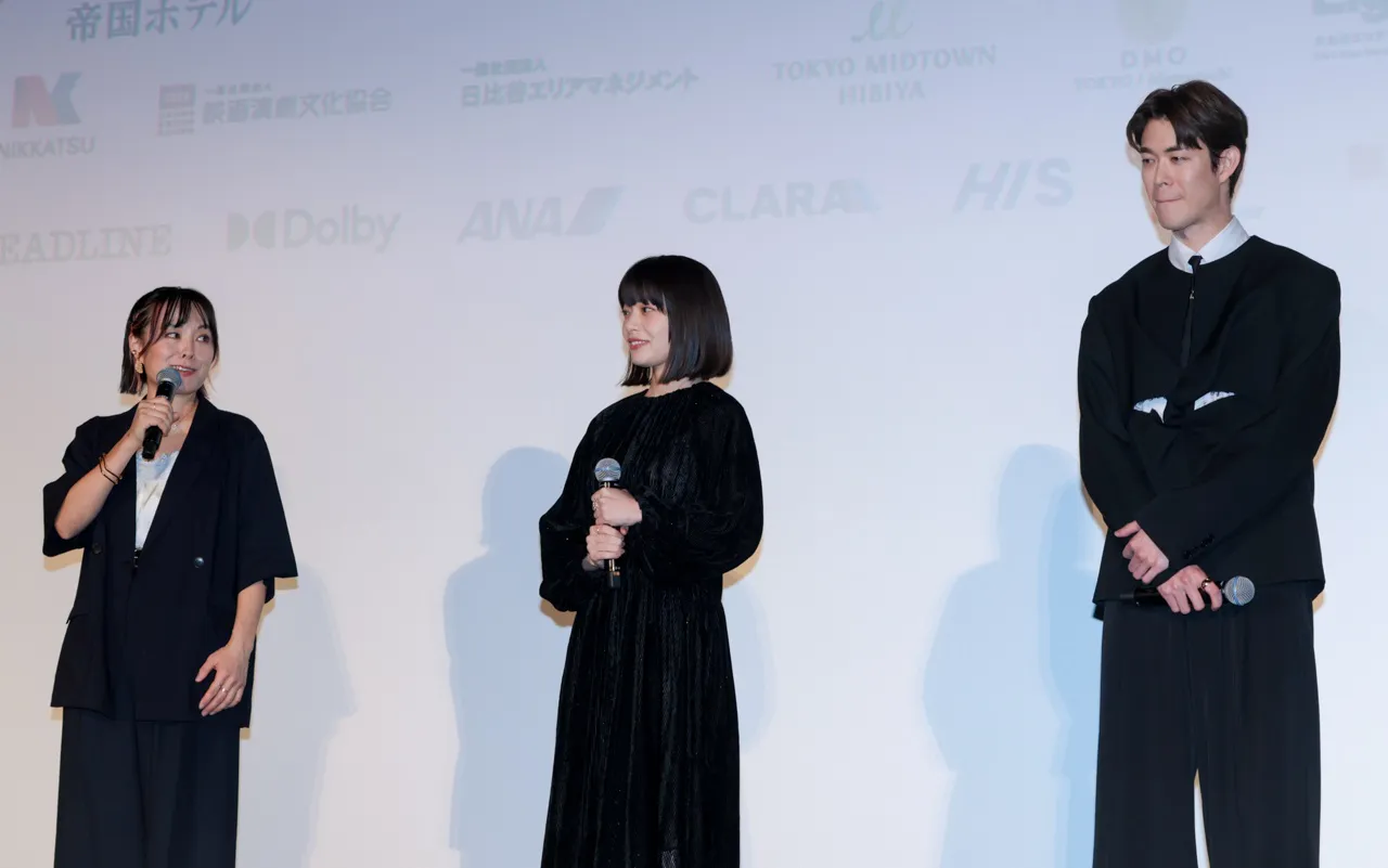 天野千尋監督、岸井ゆきの、宮沢氷魚