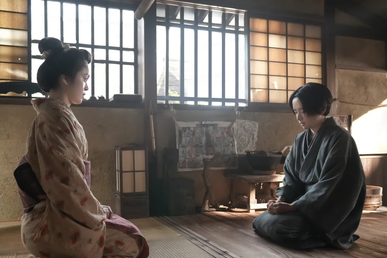 【写真】松野家を訪れた三之丞(板垣李光人)