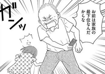 【漫画】「お前は家族の最下位」祖父の暴力と学校のいじめ――ついに自傷行為や不登校をするように/毒親サバイバル(3)