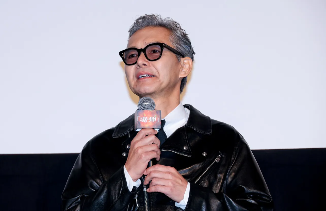 映画「爆弾」初日舞台あいさつより