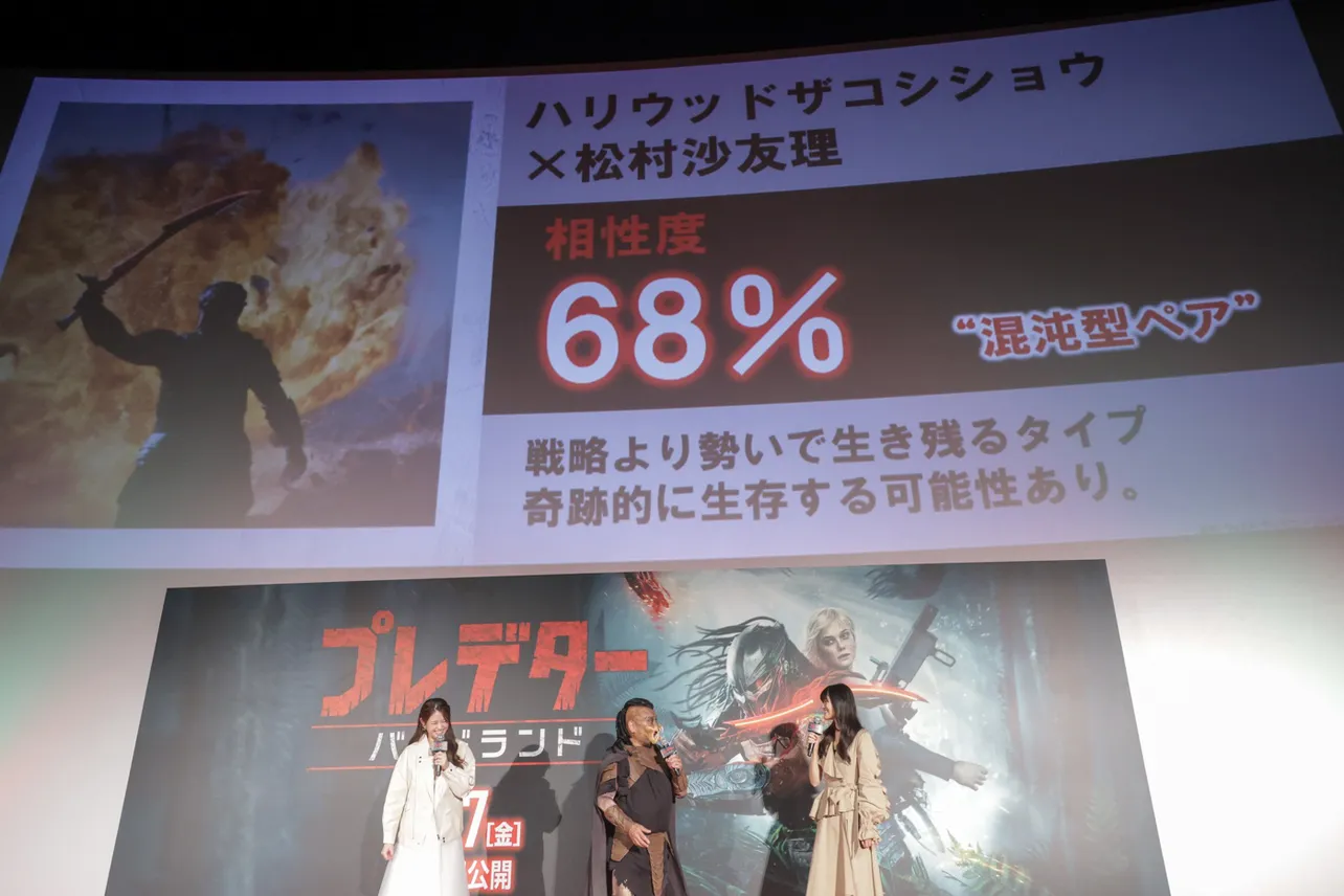 映画「プレデター：バッドランド」のジャパン・プレミアより