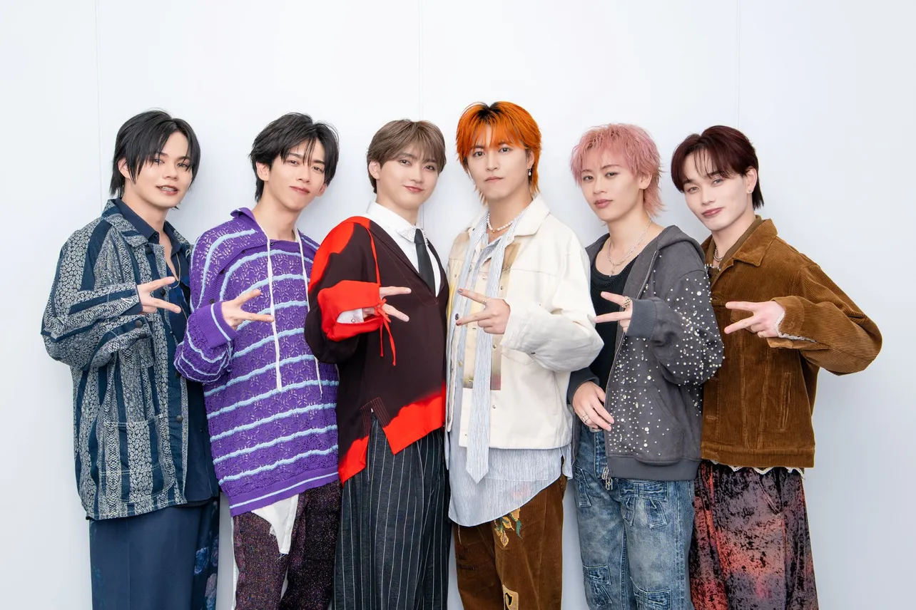 左からカイ、リョウガ、ユーキ、タカシ、シューヤ、マサヒロ