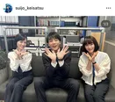 山下美月＆齋藤璃佑＆山口紗弥加、お花ポーズオフショットに「全員KAWAIIです！」の声＜新東京水上警察＞