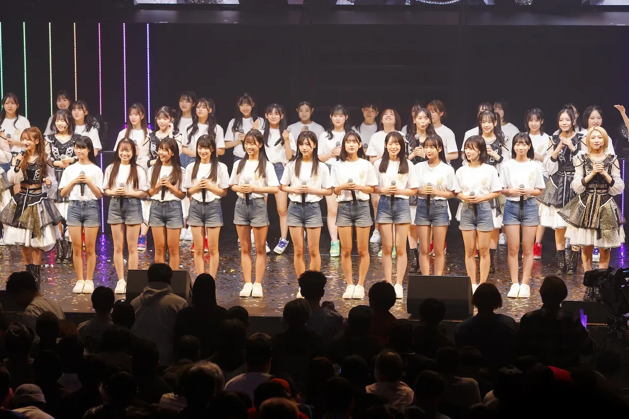 【写真】NMB48 15周年記念ライブの昼公演で11期研究生をお披露目