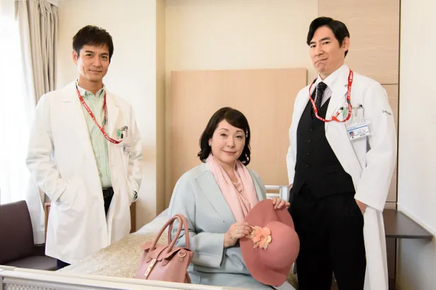 「DOCTORS」に出演する沢村一樹、松坂慶子、高嶋政伸(写真左から)