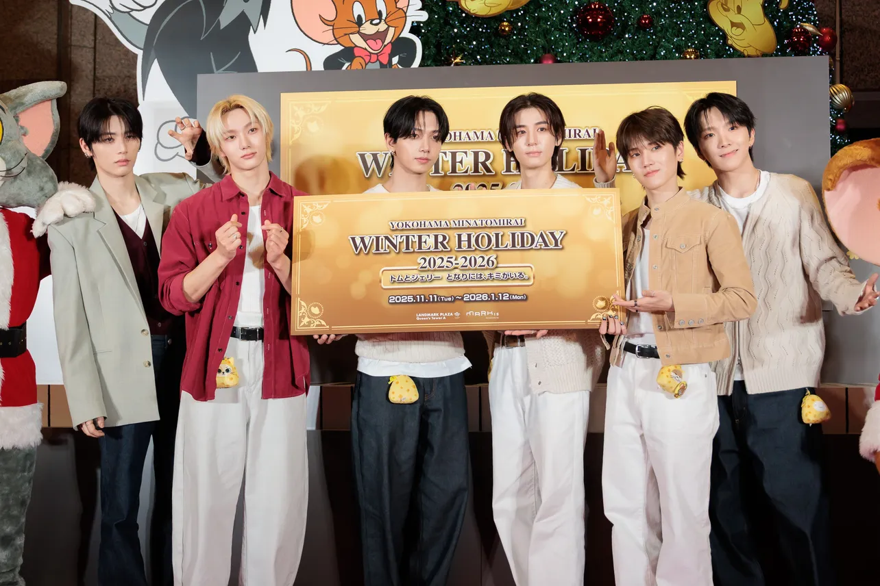 BOYNEXTDOORが点灯式に参加