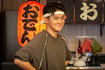 小瀧望“順”、草刈正雄“慎一”と阿川佐和子“さとこ”の家でおでんパーティーを開催する＜小さい頃は、神様がいて＞