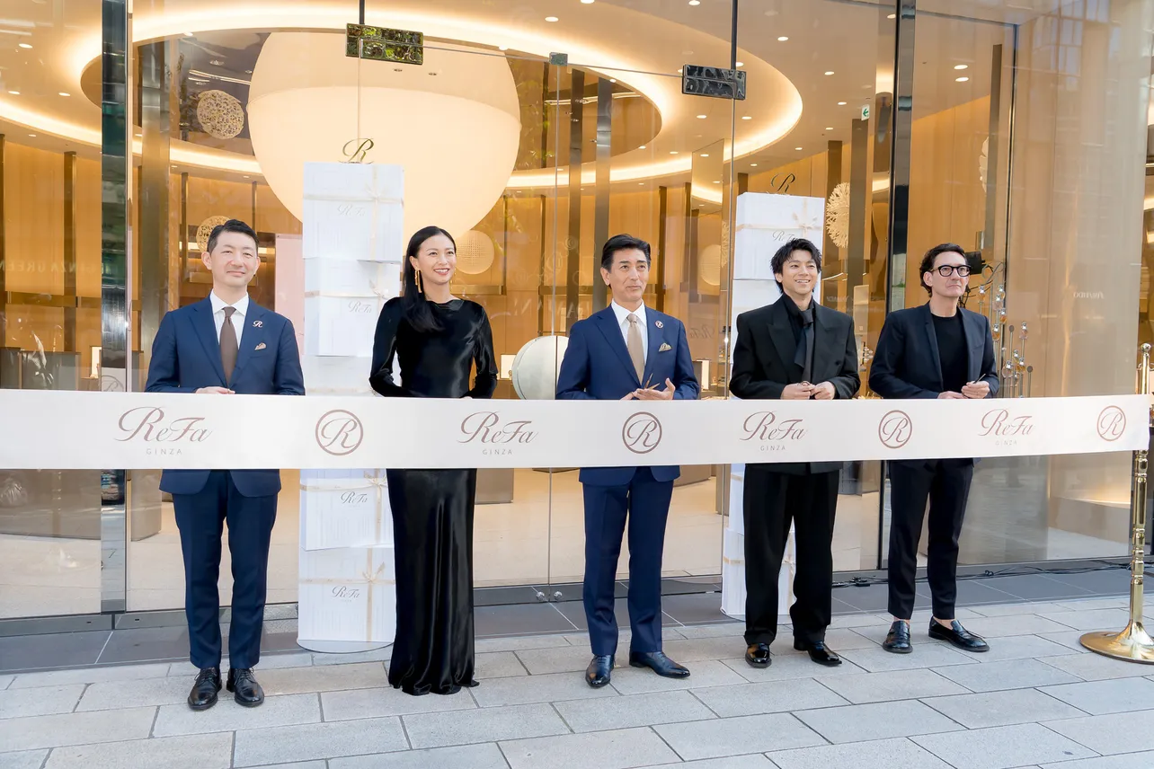 「ReFa GINZA」オープニングセレモニーの様子