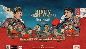 井上尚弥選手、中谷潤人選手ら日本人トップ選手が登場 「THE RING V: NIGHT OF THE SAMURAI」チケット販売スタート