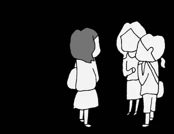 【漫画】「あームカムカする」下の名前で呼び合うほど仲が良かったママ友に無視される日々／ママ友がこわい 子どもが同学年という小さな絶望(2)