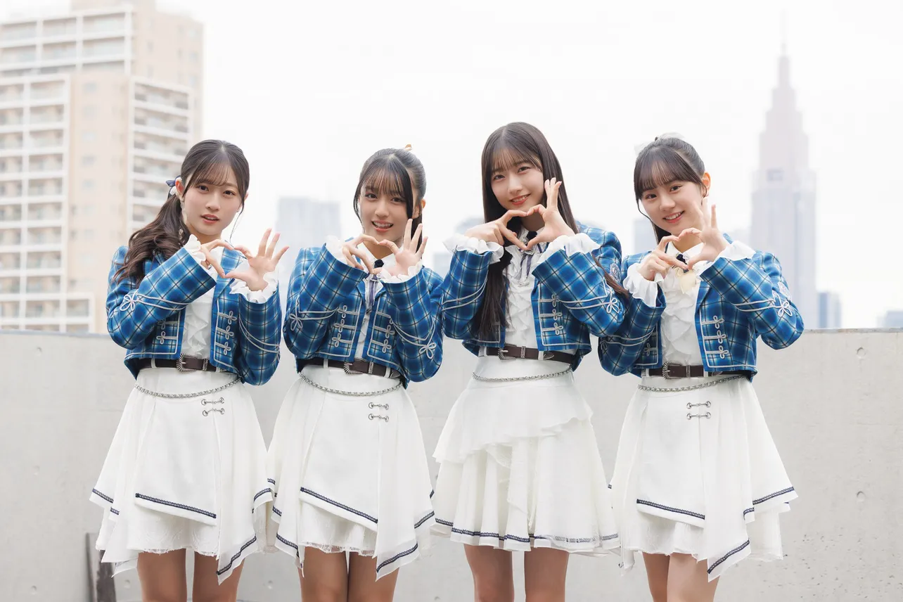 僕が見たかった青空の須永心海、岩本理瑚、早崎すずき、塩釜菜那(写真左から)