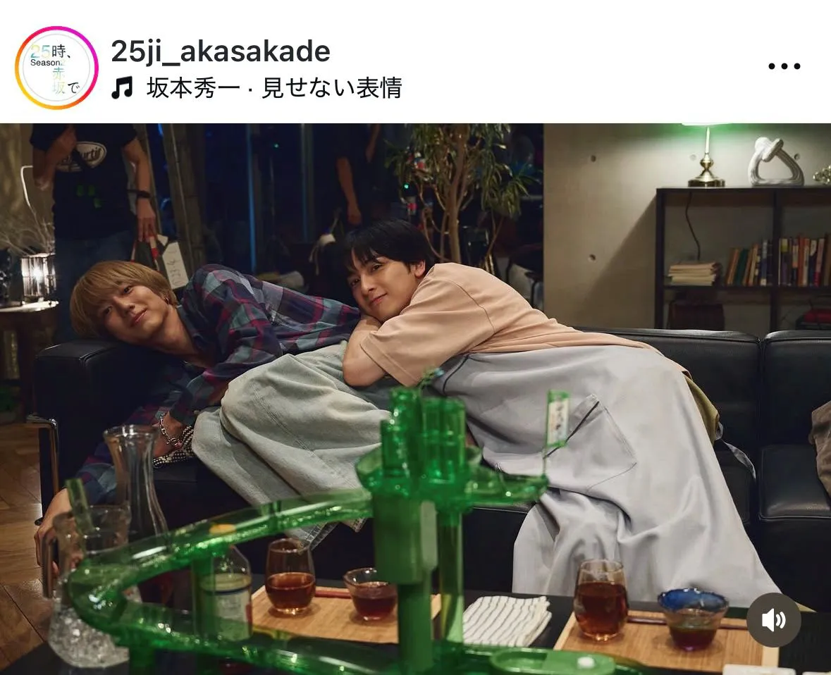 密着して倒れ込む駒木根葵汰&新原泰佑